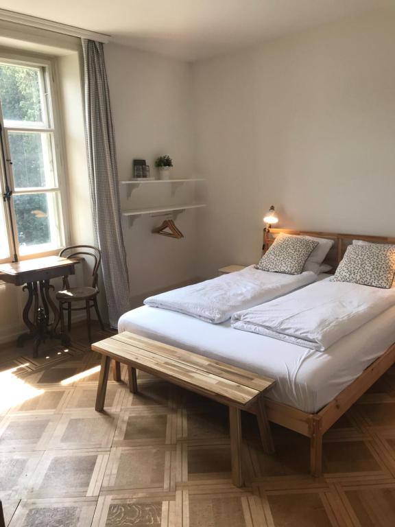 Postel nebo postele na pokoji v ubytování The Bed + Breakfast