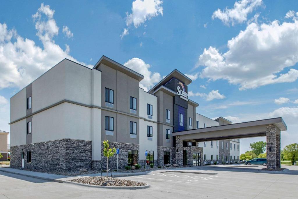 a rendering of the front of a hotel at Sleep Inn & Suites Ankeny - Des Moines in Ankeny