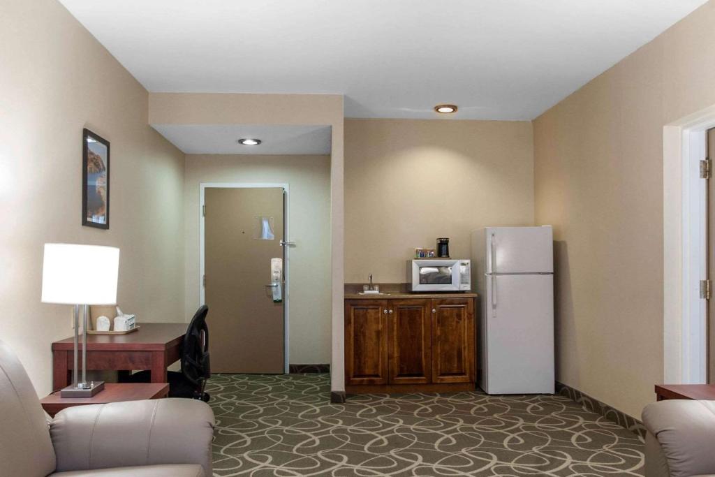 Kuchyň nebo kuchyňský kout v ubytování Quality Hotel & Suites