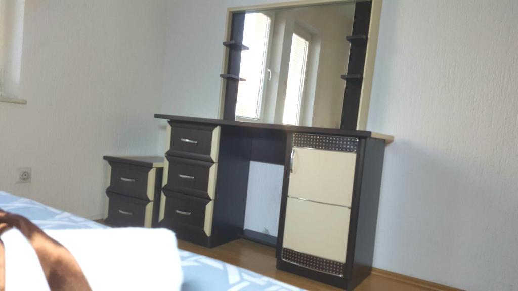 Postel nebo postele na pokoji v ubytování Bus Station Hostel