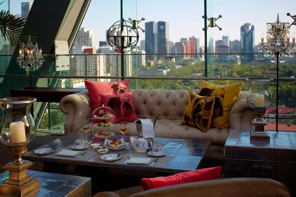 Posezení v ubytování Hotel Éclat Beijing