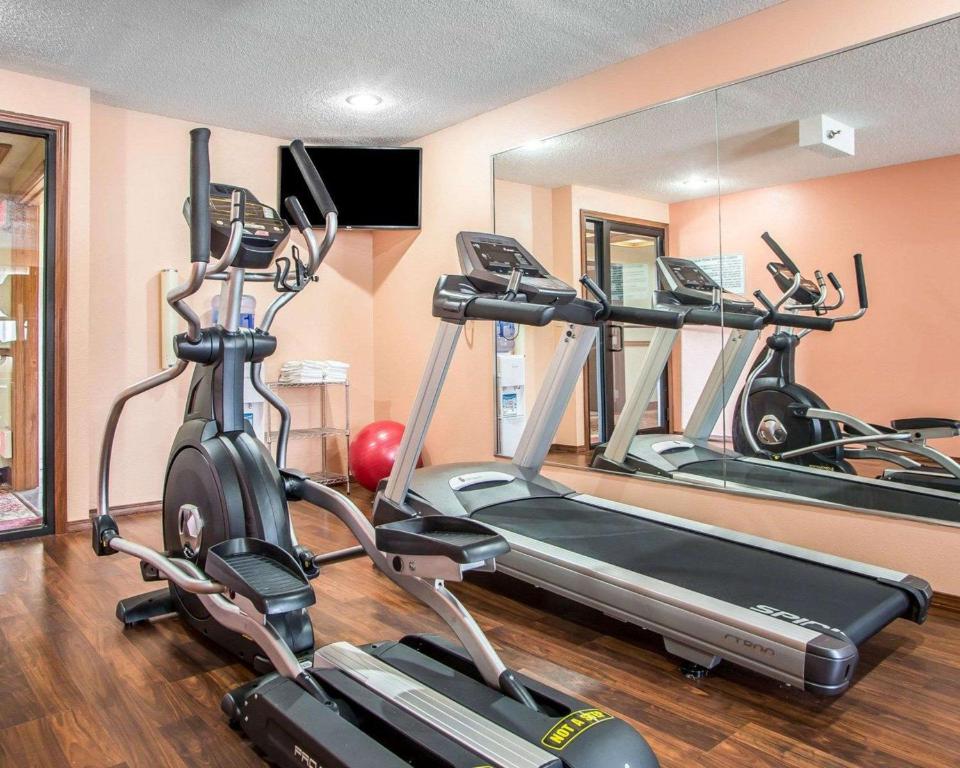 Fitness centrum a/nebo fitness zařízení v ubytování Quality Inn Morton at I-74