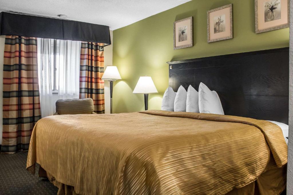 Postel nebo postele na pokoji v ubytování Quality Inn & Suites Moline - Quad Cities