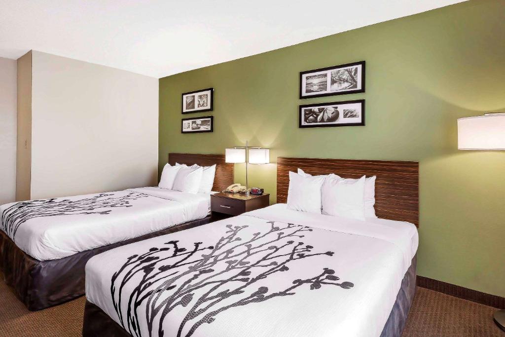 Postel nebo postele na pokoji v ubytování Sleep Inn Columbia Gateway