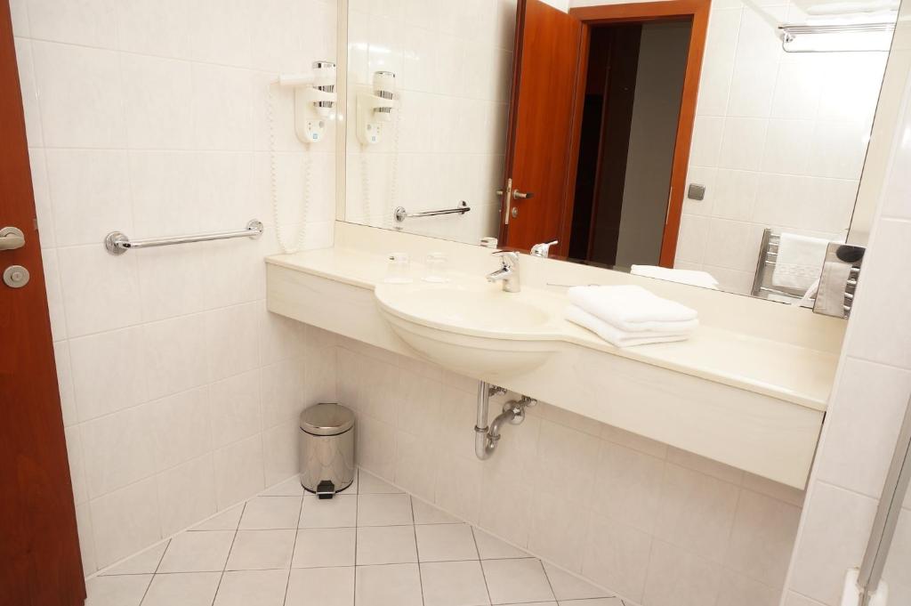 Koupelna v ubytování Hotel Coronet