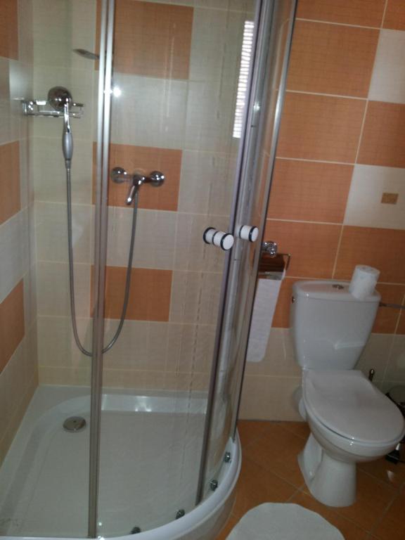 Koupelna v ubytování Apartmany Danka