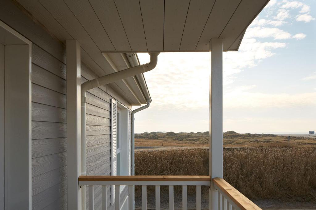 Balkón nebo terasa v ubytování Beach Motel St. Peter-Ording