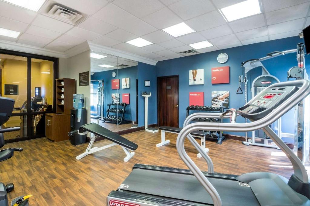 Fitness centrum a/nebo fitness zařízení v ubytování Comfort Suites at Woodbridge