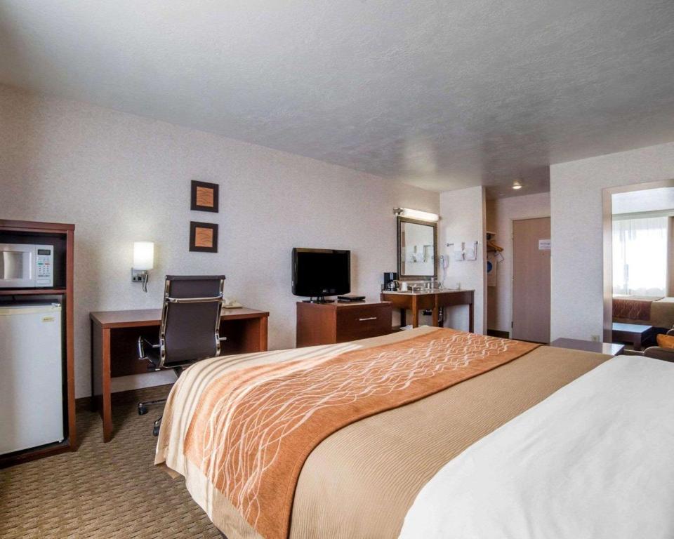 Postel nebo postele na pokoji v ubytování Comfort Inn Elko