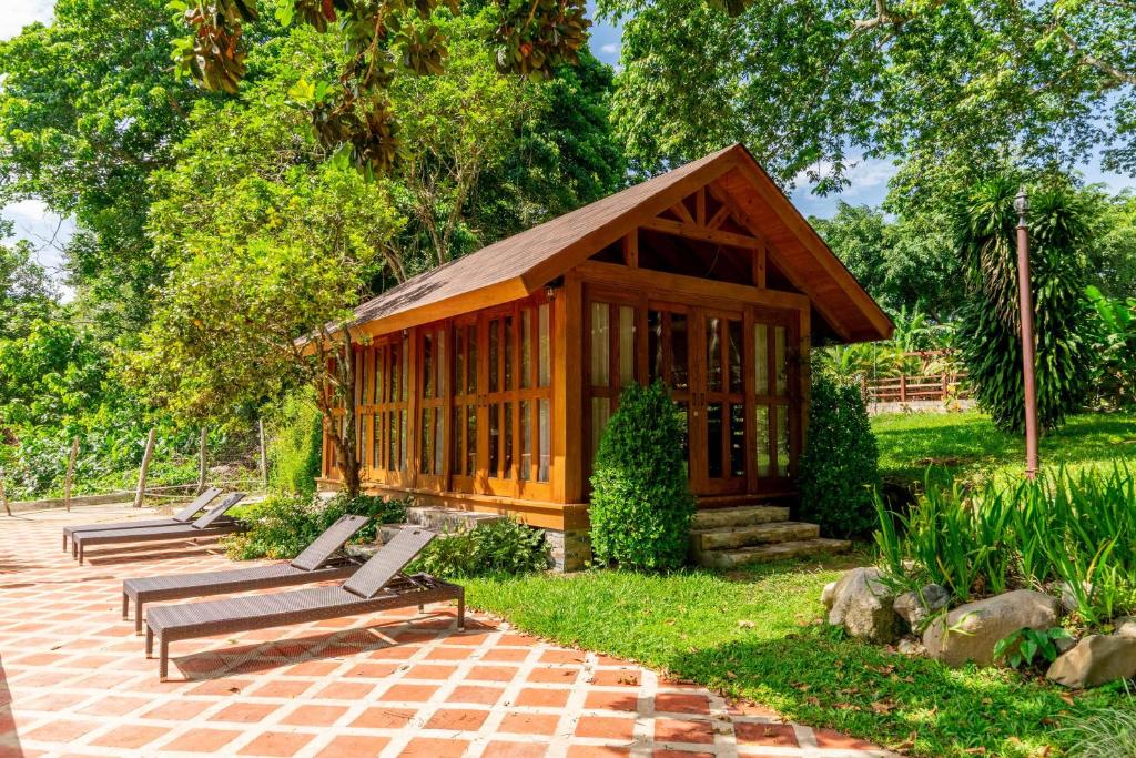 Zahrada ubytování Hotel Gran Jimenoa