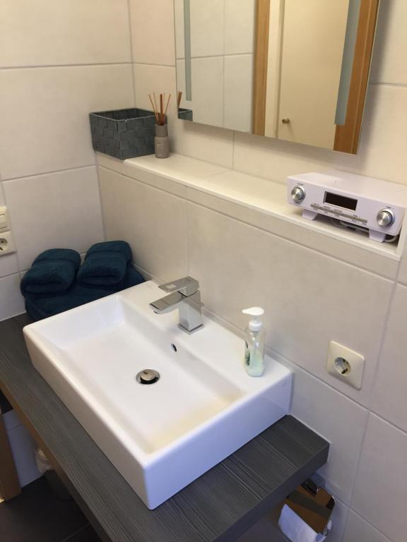 Koupelna v ubytování Apartment Schiller