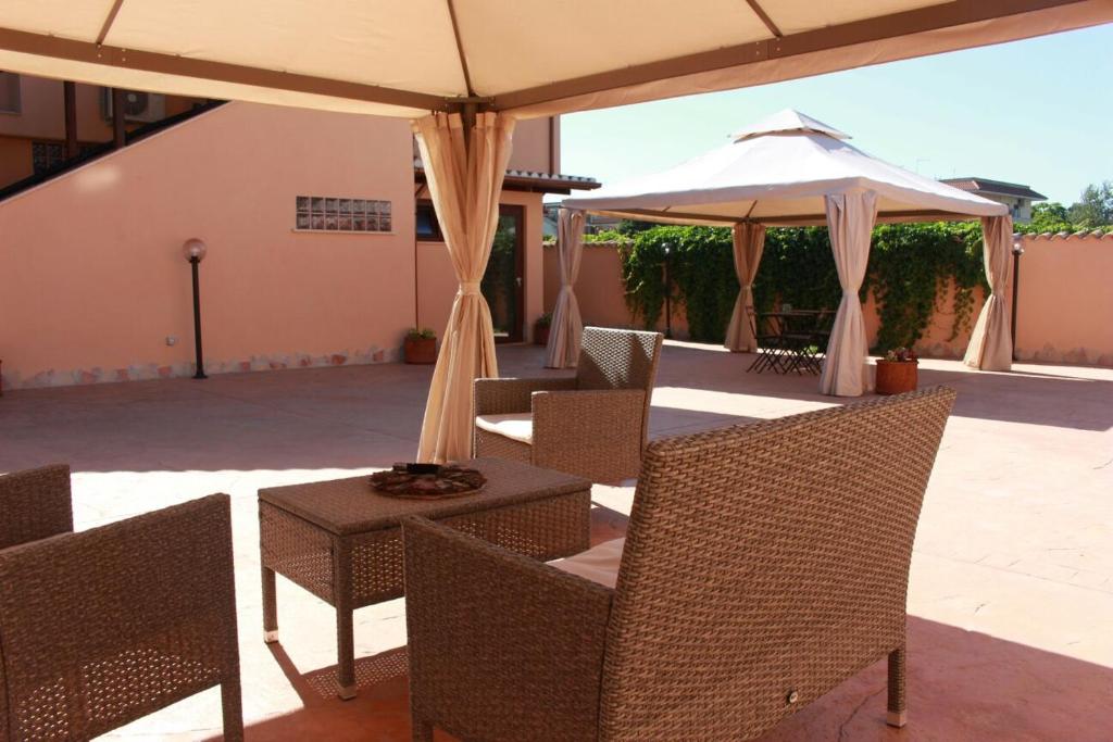 Patio nebo venkovní prostory v ubytování Sleep'n go Hotel