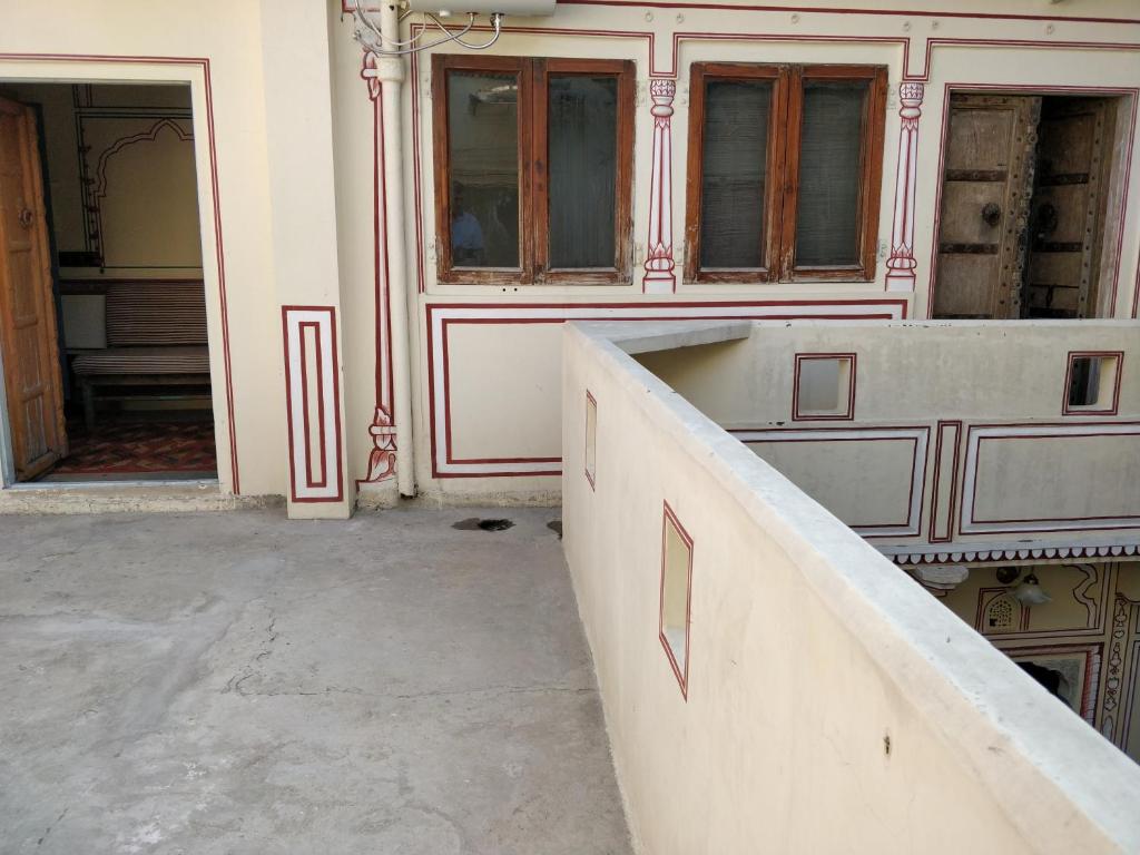 Balkón nebo terasa v ubytování Jaipur Haveli