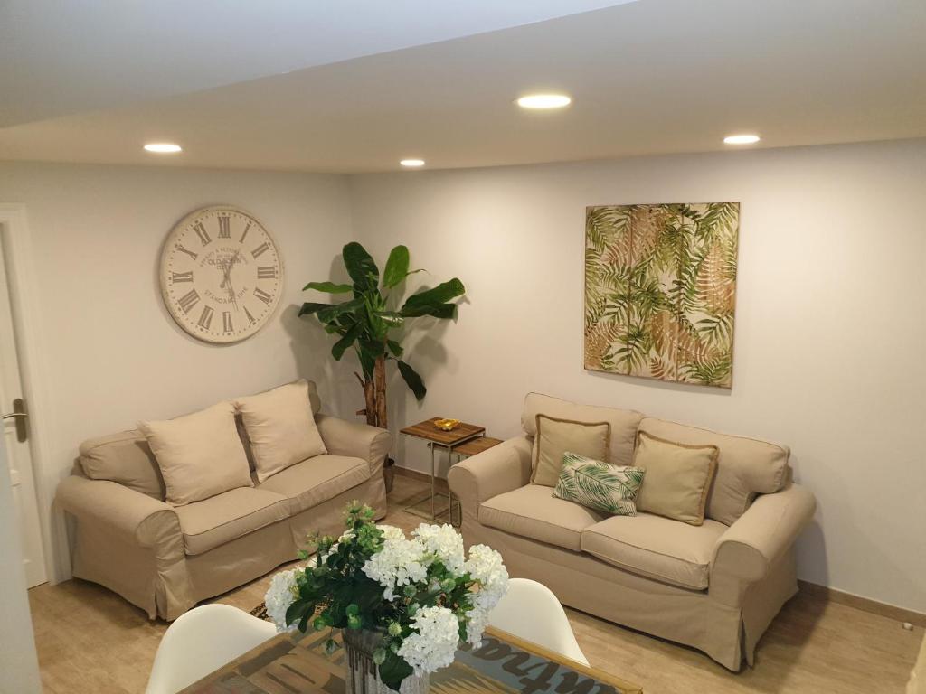 Posezení v ubytování A&S Apartamentos Malaga