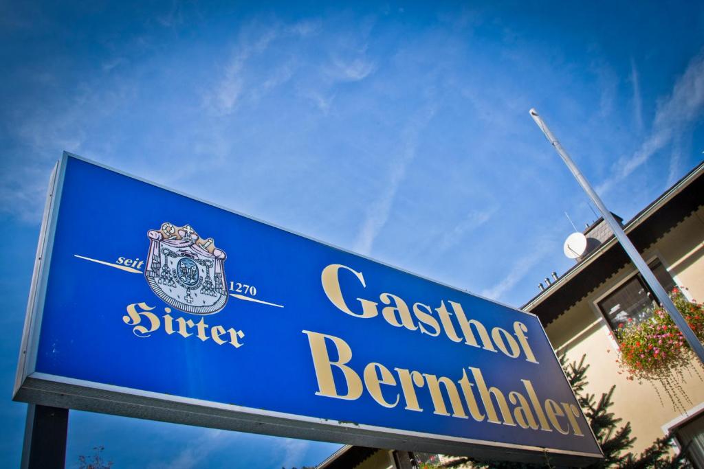 Certifikát, hodnocení, plakát nebo jiný dokument vystavený v ubytování Gasthof - Restaurant Bernthaler