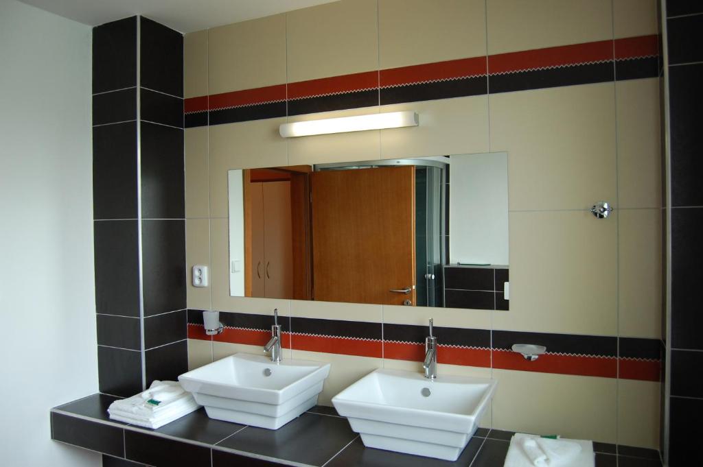 Koupelna v ubytování Hotel 21