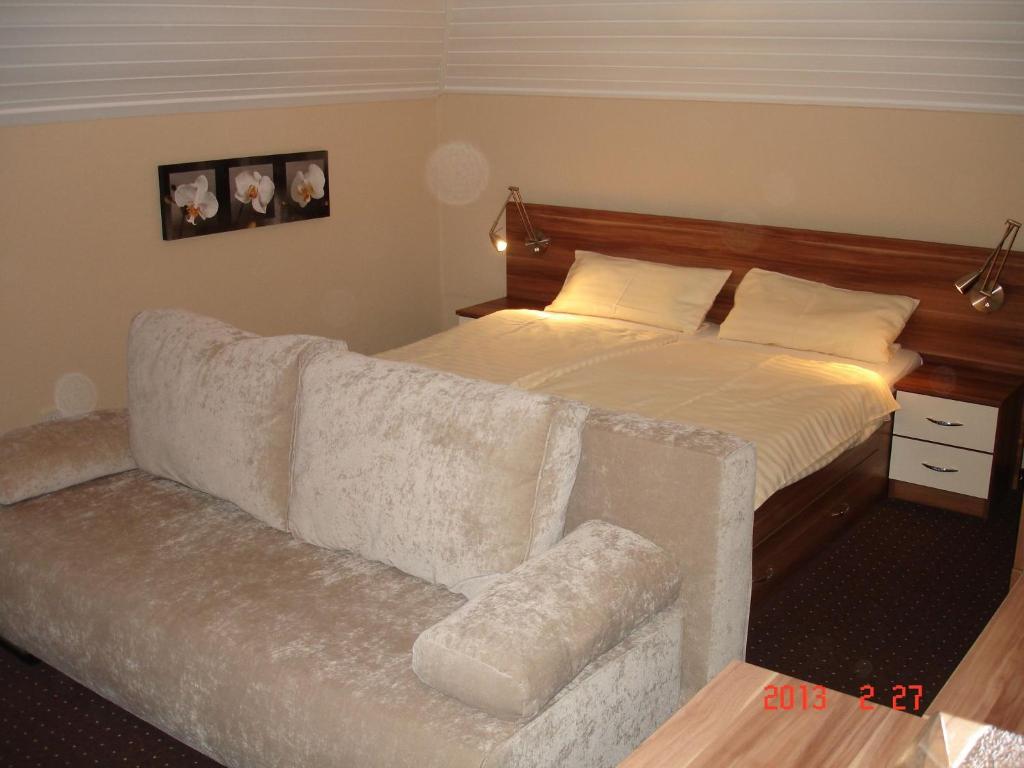 Postel nebo postele na pokoji v ubytování Haus Sonnenhof