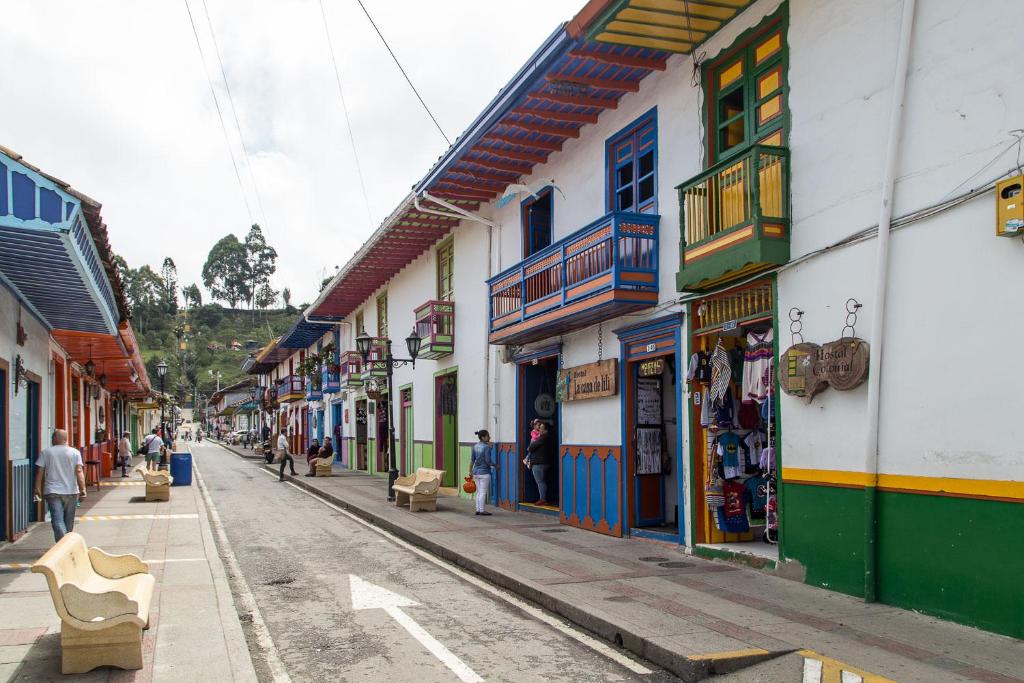 El barri de l'hostal o pensió o un barri que hi ha a prop