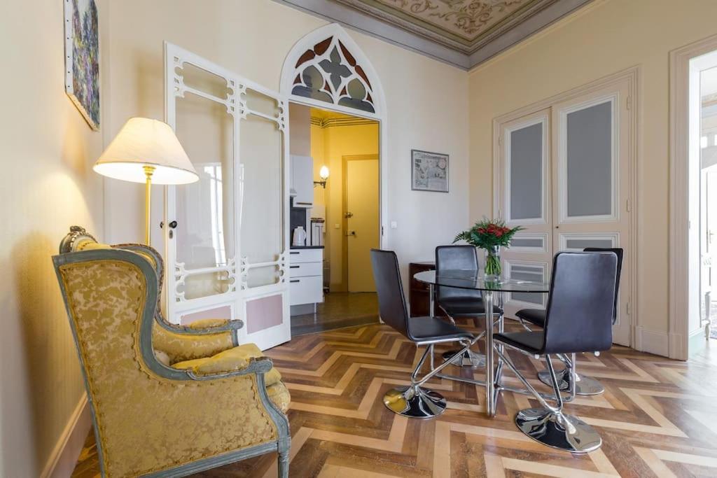 Posezení v ubytování Résidence La Villa Léonie