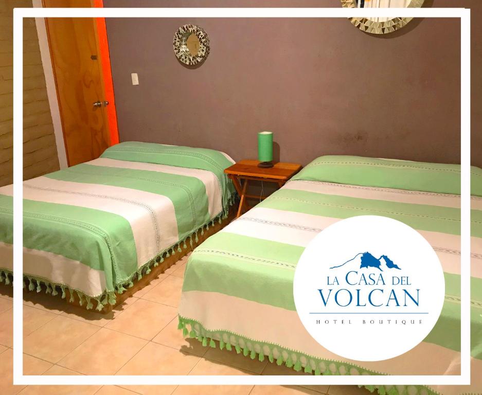 La Casa del Volcan - Double Room With Two Double Beds