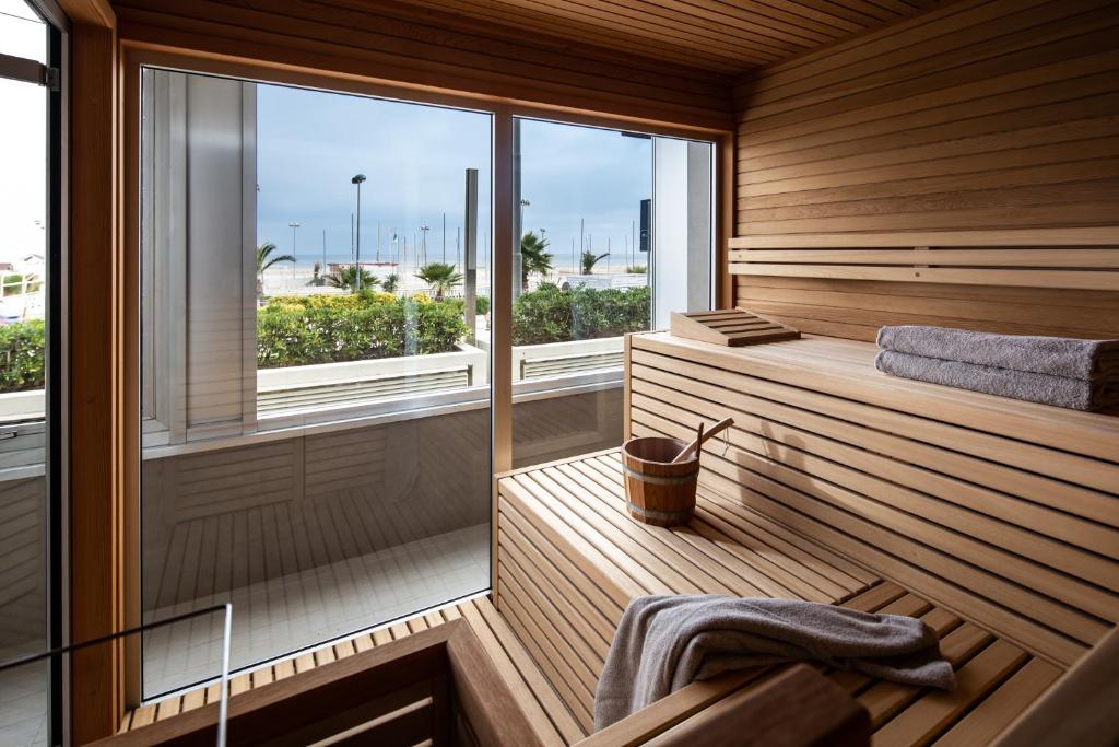 Balkón nebo terasa v ubytování Hotel Ascot & Spa