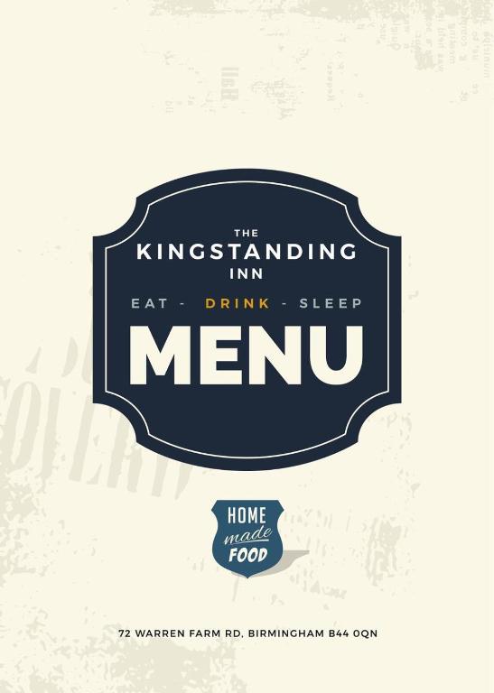 Certifikát, hodnocení, plakát nebo jiný dokument vystavený v ubytování The Kingstanding Inn