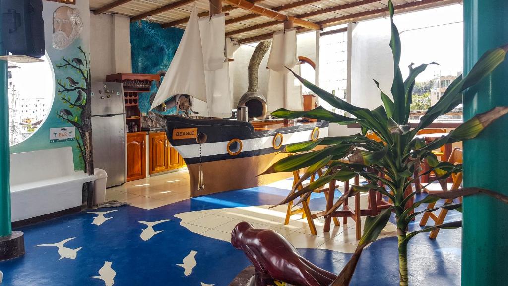 Posezení v ubytování Hotel Coloma Galapagos