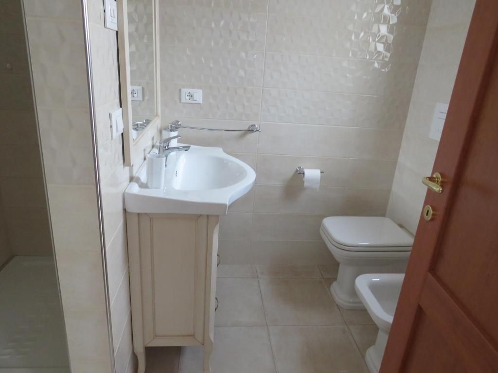Koupelna v ubytování Casa Rita