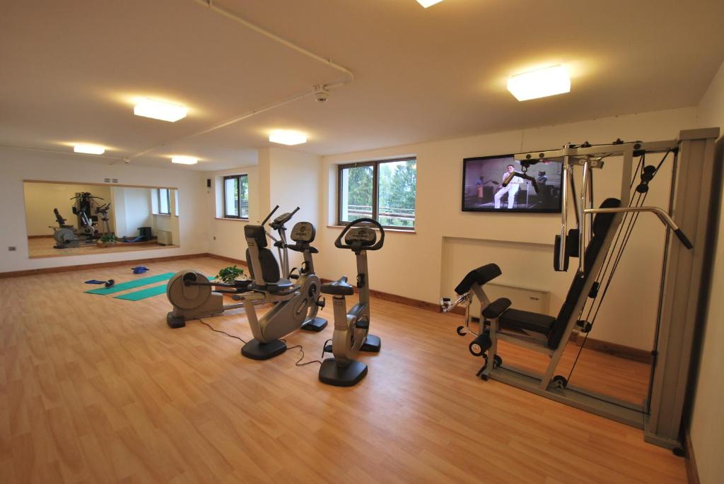 Fitness centrum a/nebo fitness zařízení v ubytování Hotel Monte Bondone