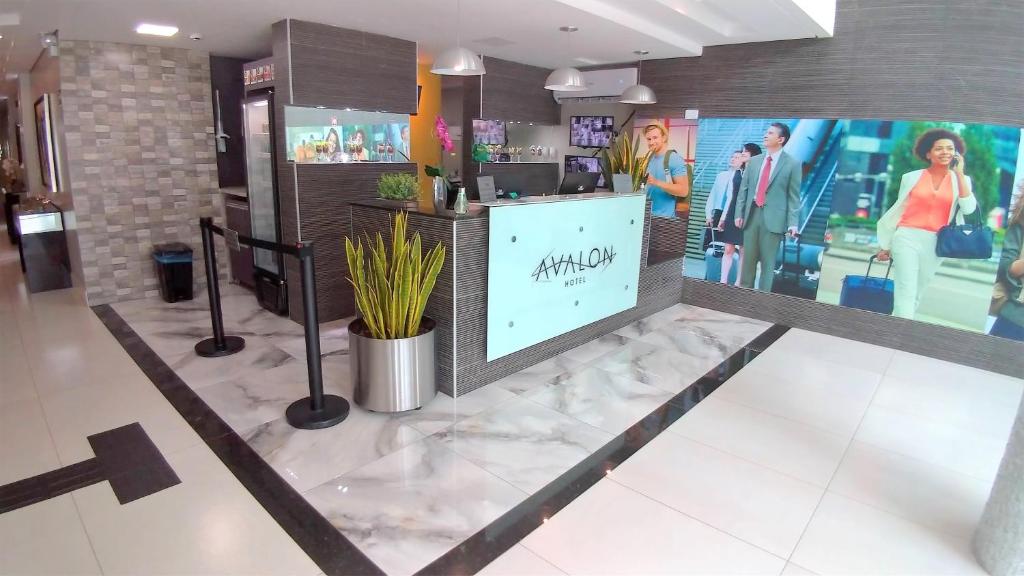 Vstupní hala nebo recepce v ubytování Hotel Avalon Maringá Econômico