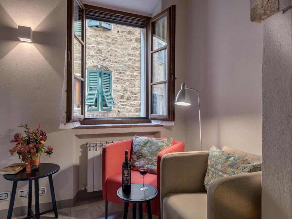 Posezení v ubytování Apartment La Scala 1572