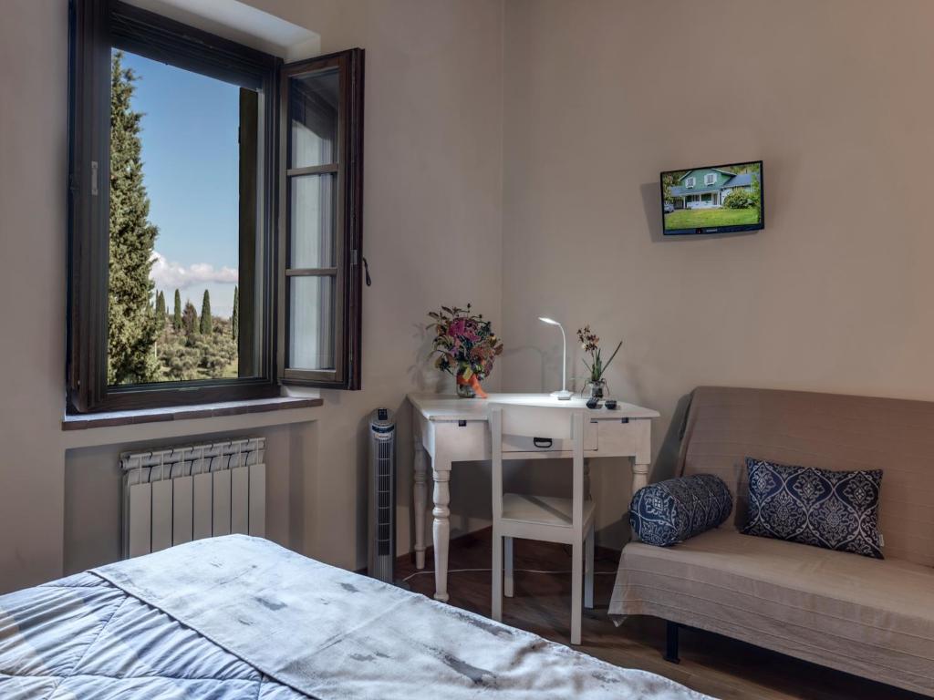 Postel nebo postele na pokoji v ubytování Apartment La Scala 1572