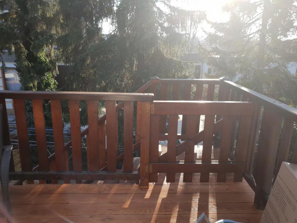 Balkón nebo terasa v ubytování Gästehaus Alwine Wohnung 5
