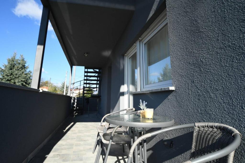 Balkón alebo terasa v ubytovaní "Oasis of Peace Zagreb-Apartments"