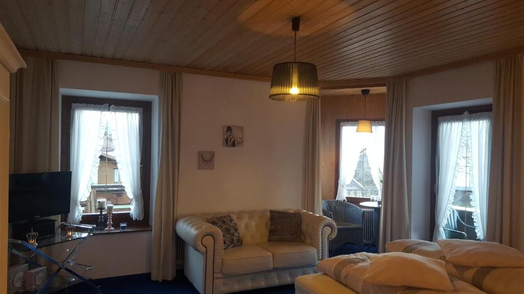 Posezení v ubytování Hotel Gasthof Gaistal