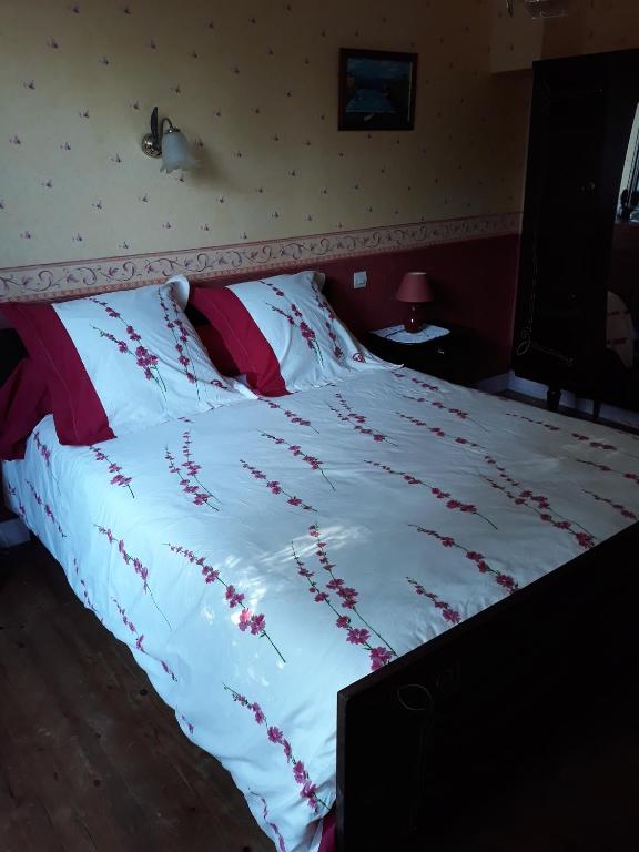 Postel nebo postele na pokoji v ubytování Hon-ty