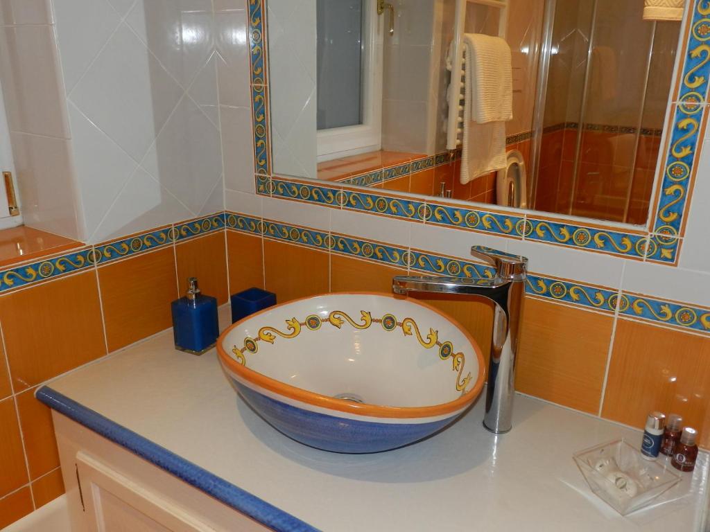 Kúpeľňa v ubytovaní villa verde sul mare