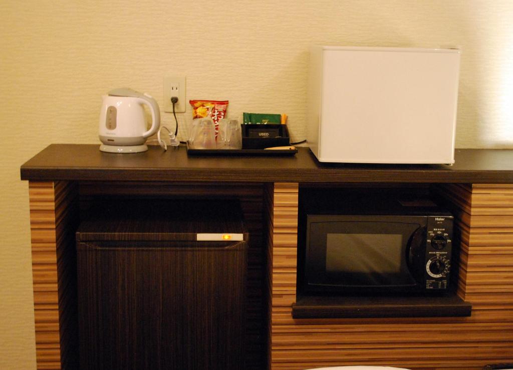 Kuchyň nebo kuchyňský kout v ubytování Hida Takayama Hotel Viera Resort (Adult Only)