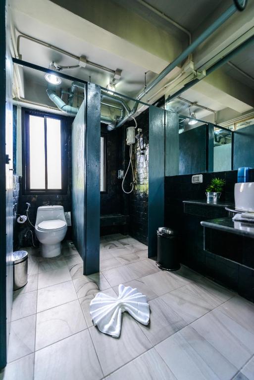 Koupelna v ubytování Eco Hostel