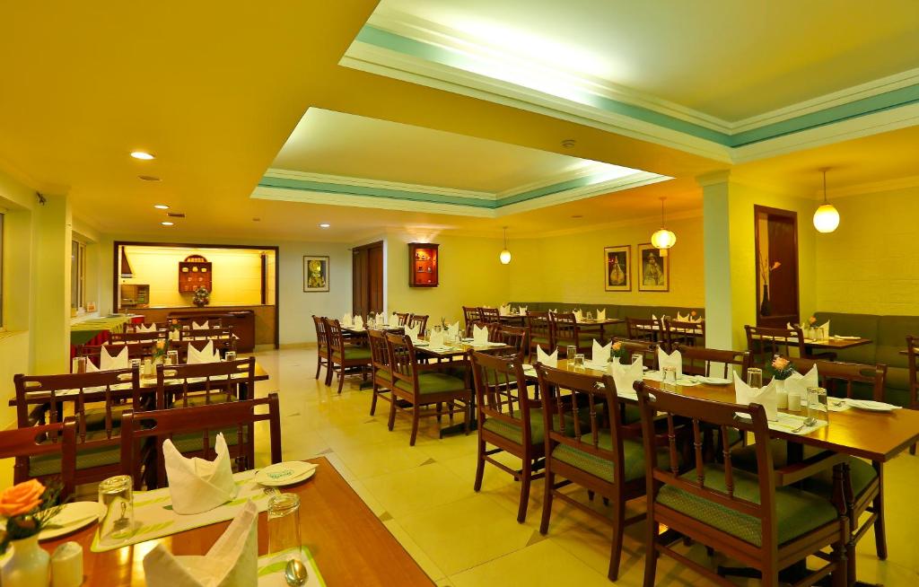 Restaurace v ubytování Issacs Residency