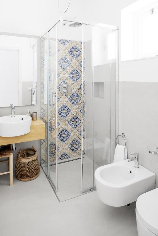 Koupelna v ubytování Principe Di Salina Boutique Hotel