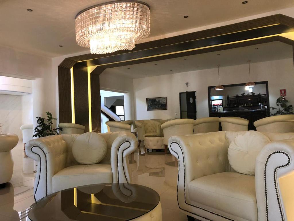 TV a/nebo společenská místnost v ubytování Hotel Select