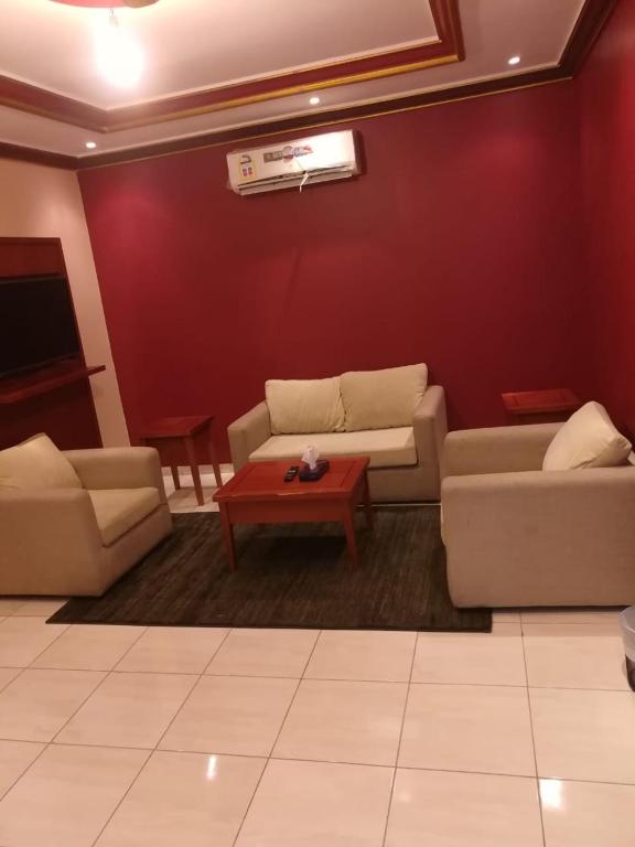 Posezení v ubytování Leen Serviced Apartments