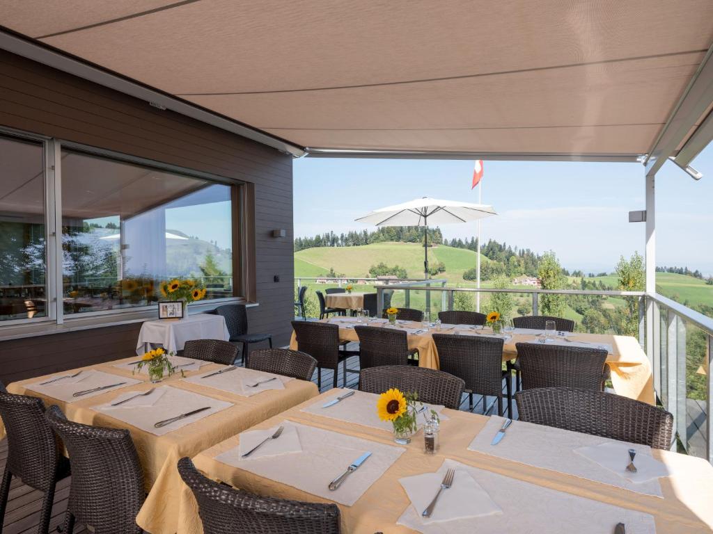 Μπαλκόνι ή βεράντα στο Landgasthof Hotel Menzberg