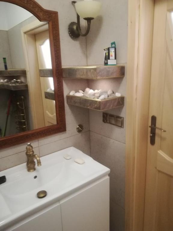 Kúpeľňa v ubytovaní Apartament Zielony
