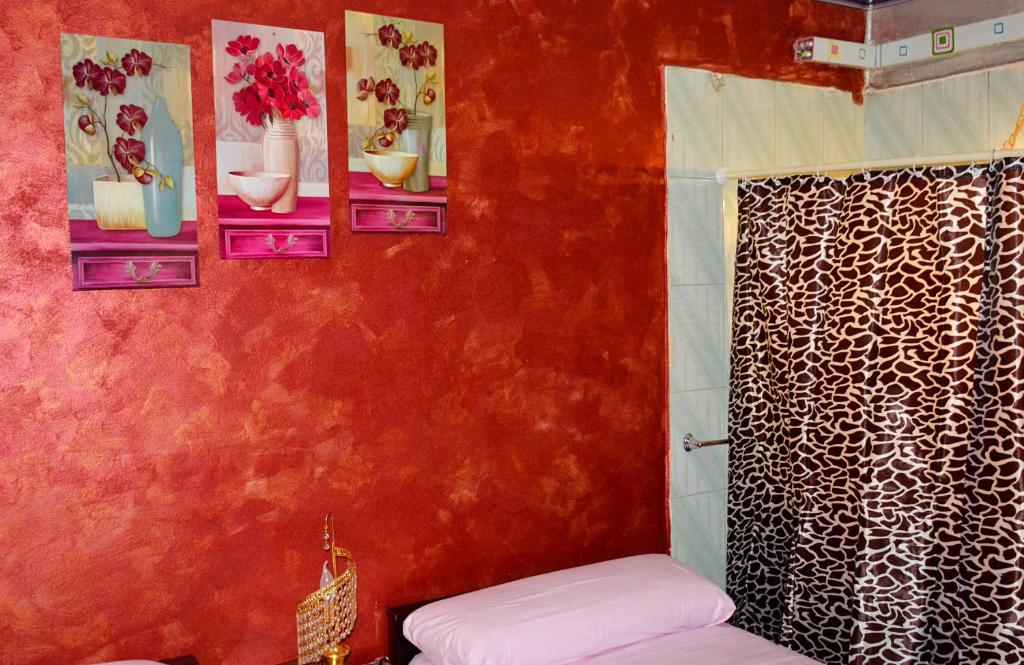 Koupelna v ubytování City Hostel