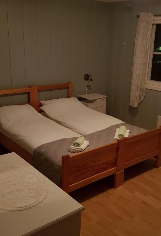 Postel nebo postele na pokoji v ubytování Vats Fjellstue