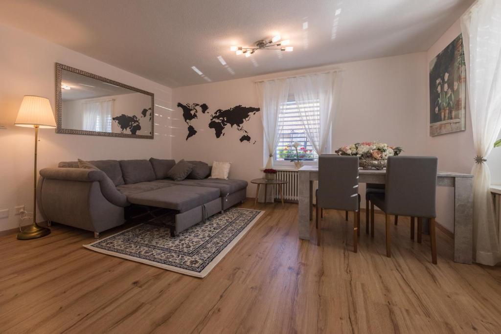 Posezení v ubytování Muhusin Apartments