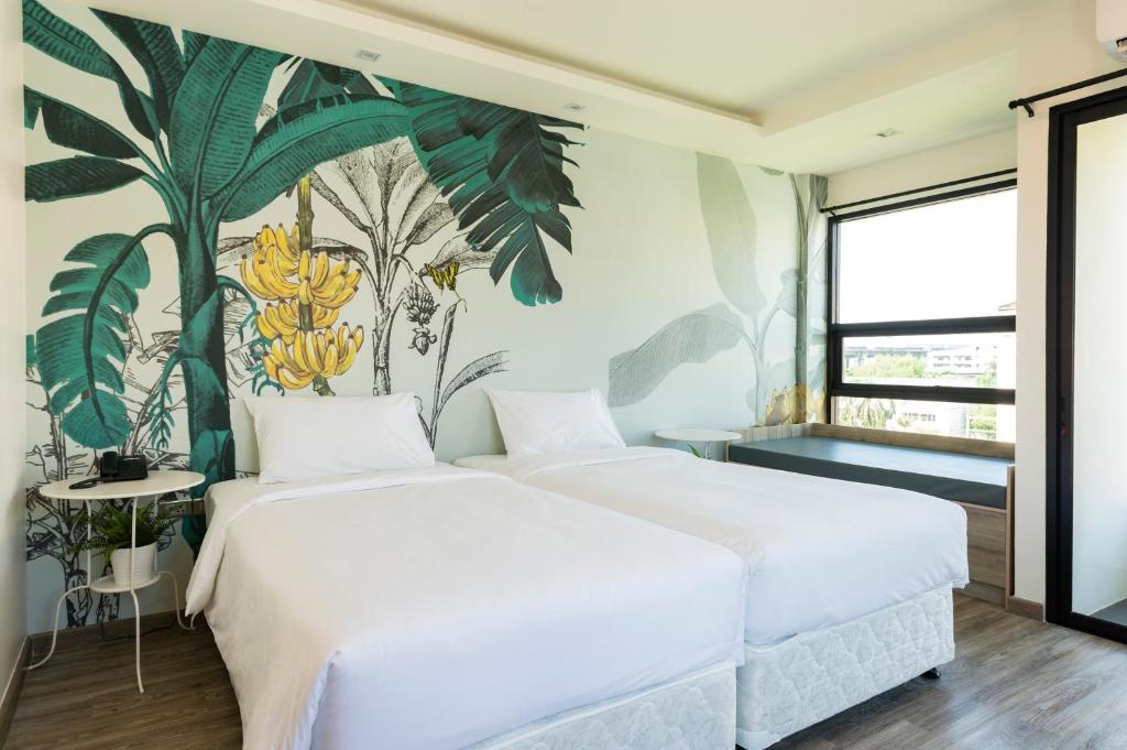 Krevet ili kreveti u jedinici u objektu Bangkok Oasis Hotel