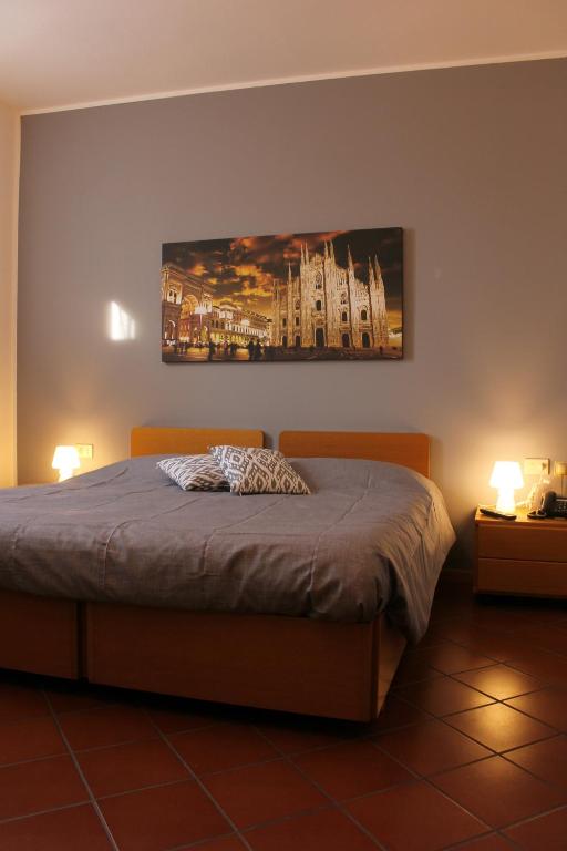 Voodi või voodid majutusasutuse ALBERGO LA SCALETTA toas